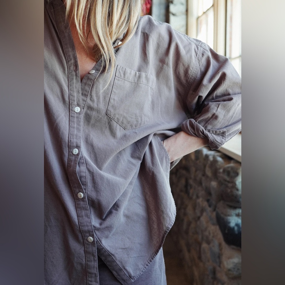 Sold // Rudy Jude Gauze Morning Shirt in Dust